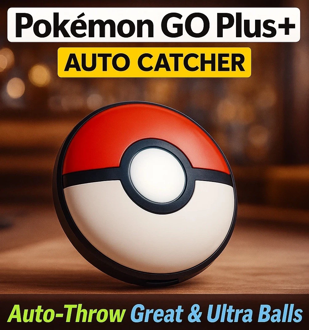 MODIFIED Pokémon GO Plus + Ultra and Great Ball Autocatcher with